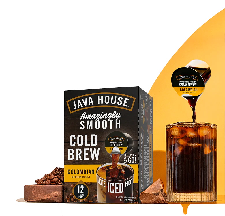 Smooth Coffee, Cold Brewed Daily